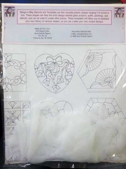 Design-A-Way Stepping Stone Shapes--Stencil Kit