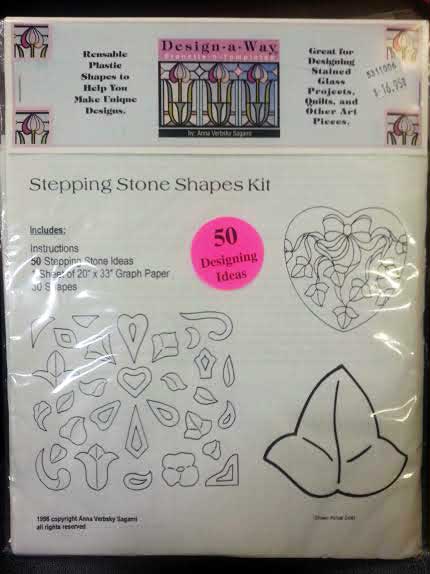 Design-A-Way Stepping Stone Shapes--Stencil Kit