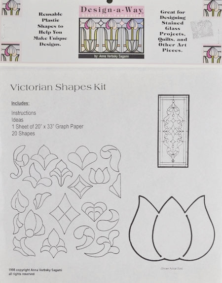 Design-A-Way Victorian Shapes--Stencil Kit