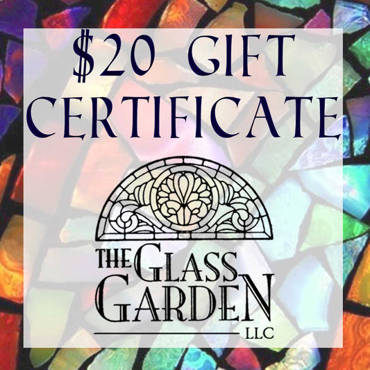 $20 Gift Certificate to The Glass Garden