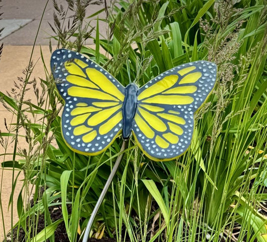 7/12, Butterfly Garden Stake