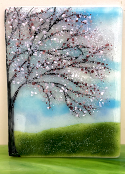 3/12, Spring Blossom Tree Panel