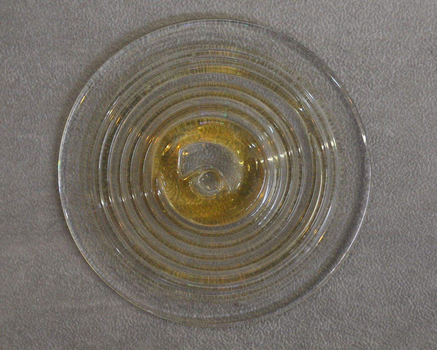 4.5" Yellow & Clear Hot Wrap Rondel