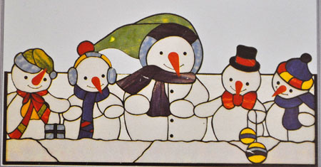 Snowman Reunion Pattern