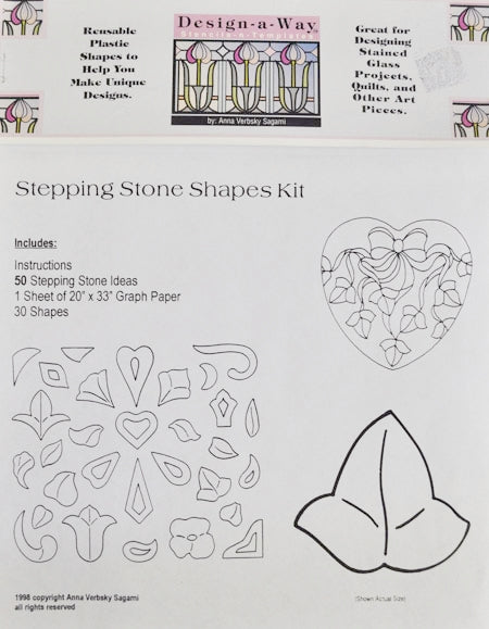 Design-A-Way Stepping Stone Shapes--Stencil Kit